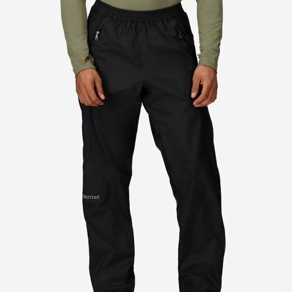 NWT- Marmot Men's PreCip® Eco Full-Zip Rain Pants (size L) - Picture 1 of 4